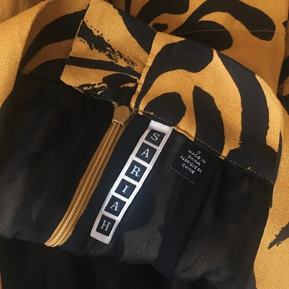 Anthropologie Sariah Calligraphy Strokes Skirt - Picture 6 of 8